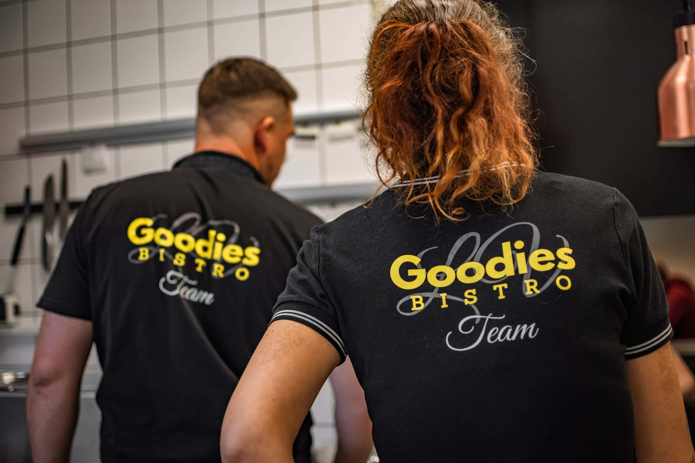 Tričká Goodies Bistro Team na personáli v kuchyni
